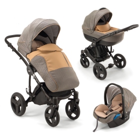 Passeggino Trio Pali Trio Magnifico Black & Gold
