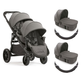 Passeggino Gemellare Baby Jogger City Select Lux Duo Gemellare Ash