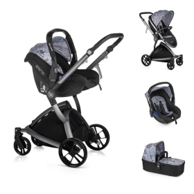 Passeggino Trio Be Cool Pleat 3 Top Plus BeWood