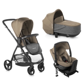 Passeggino Trio Be Cool Slide 3 Crib One Base Be Nut