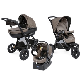 Passeggino Trio Chicco Trio Activ3 Top Dark Beige