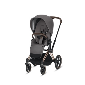 Passeggino Quattro Ruote Cybex Priam Lux Seat con Telaio Rosegold Manhattan Grey