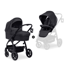 Passeggino Duo Hauck Saturn R Duoset Melange Black