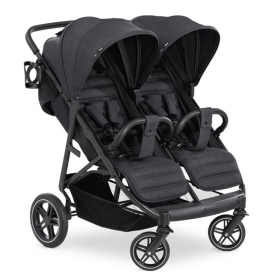 Passeggino Gemellare Hauck Uptown Duo Melange Black