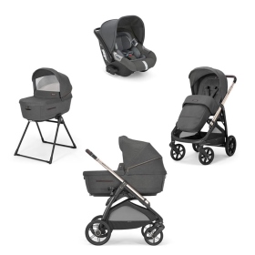 Passeggino Trio Inglesina Aptica System Quattro Cab Velvet Grey