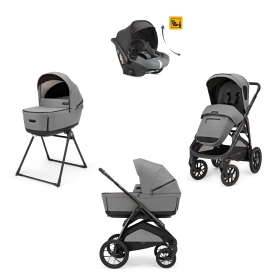 Passeggino Trio Inglesina Aptica XT System Quattro Darwin Recline Canyon Grey
