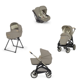 Passeggino Trio Inglesina Element System Quattro Darwin Honey Beige