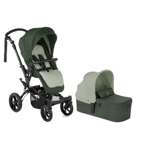 Passeggino Duo Jan Duo Crosswalk R Micro BB Forest Green