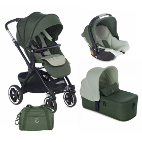 Passeggino Trio Jan Trio Crosslight Micro Koos iSize R1 Forest Green