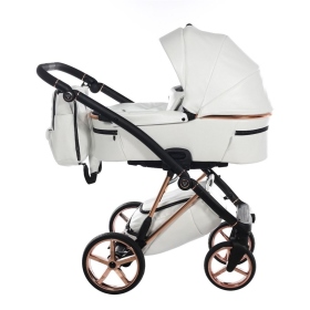 Passeggino Trio Junama Air Premium Bianco Oro Rosa