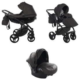 Passeggino Trio Junama Caro Dark Grey