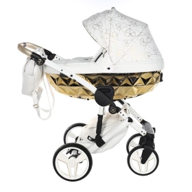 Passeggino Trio Junama Heart White Gold Telaio Bianco