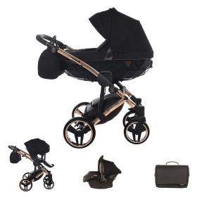 Passeggino Trio Junama Individual Nero Oro Rosa
