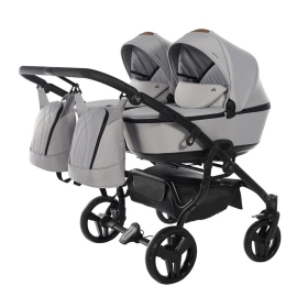 Passeggino Gemellare Junama Space Gemellare Light Grey