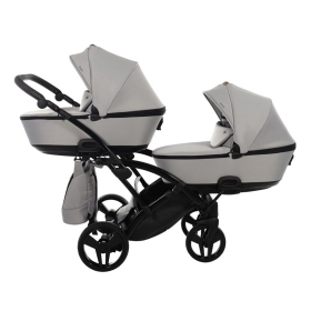 Passeggino Gemellare Junama Space Slim Gemellare Light Grey