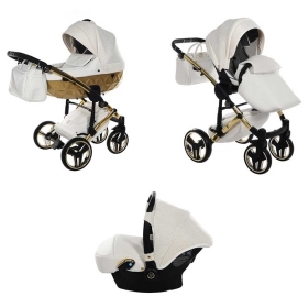 Passeggino Trio Junama Starry Night Bianco Oro Giallo