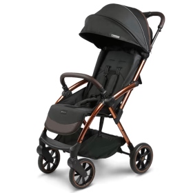 Passeggino Quattro Ruote Leclerc Baby Influencer XL Nero Marrone
