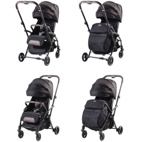 Passeggino Quattro Ruote Mibb Level Up Level Black