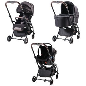 Passeggino Trio Mibb Trio Level Up Level Black