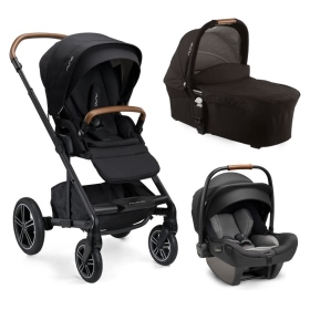 Passeggino Trio Nuna Mixx Next Trio con Pipa Next Caviar