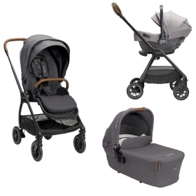 Passeggino Trio Nuna Triv Trio con Pipa Next Granite