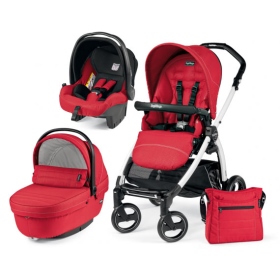 Passeggino Trio Peg Perego Book S Xl Sportivo Modular Mod Red