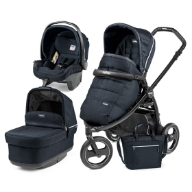 Passeggino Trio Peg Perego Book Scout Pop-Up Modular Luxe Bluenight