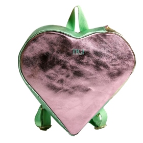TICI Handmade Zainetto asilo Cuore - colore: Rosa