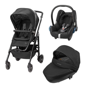Bebeconfort Trio Loola 3 - Digital Black - Telaio Nero