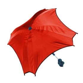 Junama Ombrellino parasole per passeggino - colore: Rosso Nero