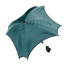 Junama Ombrellino parasole per passeggino collezione 2023 Verde Nero