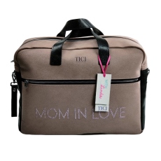TICI Handmade Mommy Bag Nabuk collezione 2022 Marrone