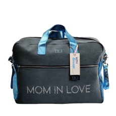 TICI Handmade Mommy Bag Nabuk collezione 2022 Nero