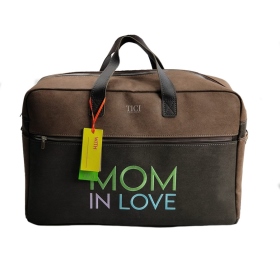 TICI Handmade Zaino Mommy Bag Marrone - colore: Marrone
