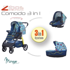 Passeggino Trio Zibos Comodo collezione 2016 Mirage