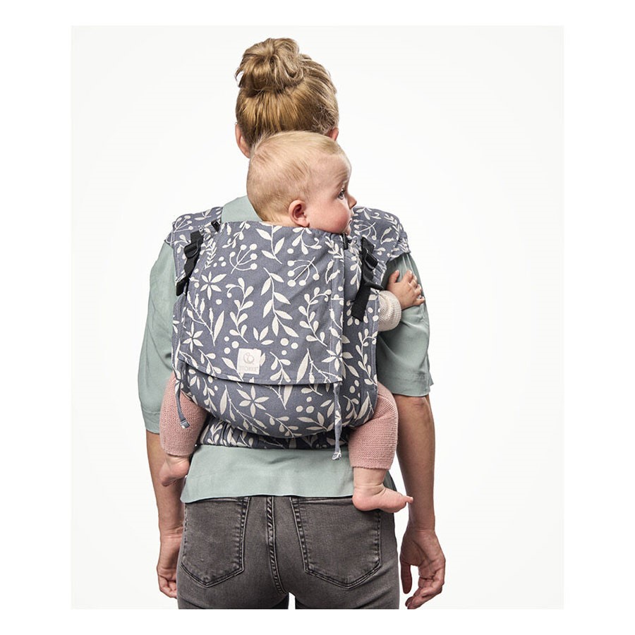 Stokke Limas Marsupio Ergonomico – Turchese Grigio – Da 3 A 15 Kg (Taglie 50-86)
