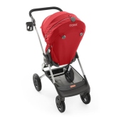 Particolare vista da dietro - Colore Red - Passeggino Quattro Ruote Stokke Scoot