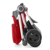 Vista da chiuso - Colore Red - Passeggino Quattro Ruote Stokke Scoot
