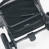Particolare del cestello portaoggetti - Passeggino Trio Brevi Rider