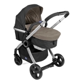 Passeggino con seduta trasformata in navicella - Colore: Beige - Passeggino Duo Chicco Urban