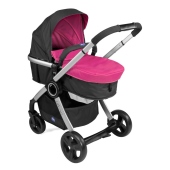 Passeggino con seduta trasformata in navicella - Colore: Cherry - Passeggino Duo Chicco Urban