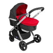 Passeggino con seduta trasformata in navicella - Colore: Red Wave - Passeggino Duo Chicco Urban