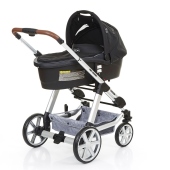 Vista con navicella Doozy omologata auto Gruppo 0 - accessorio opzionale - Passeggino Duo ABC Design Condor 4