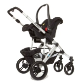 Vista del seggiolino auto Gruppo 0+ Risus (opzionale) - Passeggino Duo ABC Design Mamba