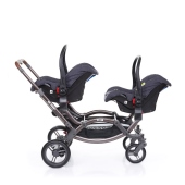 Vista Modalit Seggiolino Auto - Passeggino Gemellare ABC Design Zoom