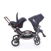 Vista Laterale - Passeggino Gemellare ABC Design Zoom