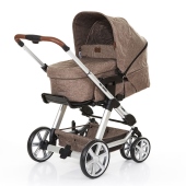 Vista della carrozzina, con navicella morbida port-enfant - Passeggino Duo ABC Design Turbo 6
