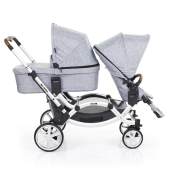 Configurazione con seduta e navicella - Passeggino Gemellare ABC Design Zoom