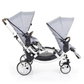Versione passeggino - sedute in posizione fronte strada - Passeggino Gemellare ABC Design Zoom