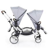Versione passeggino - sedute in posizione spalla a spalla - Passeggino Gemellare ABC Design Zoom